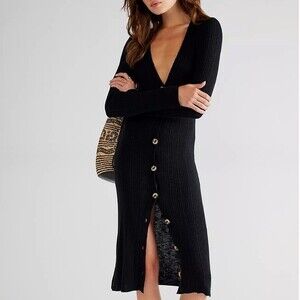 Free People Skinny Mini Cardi Sweater